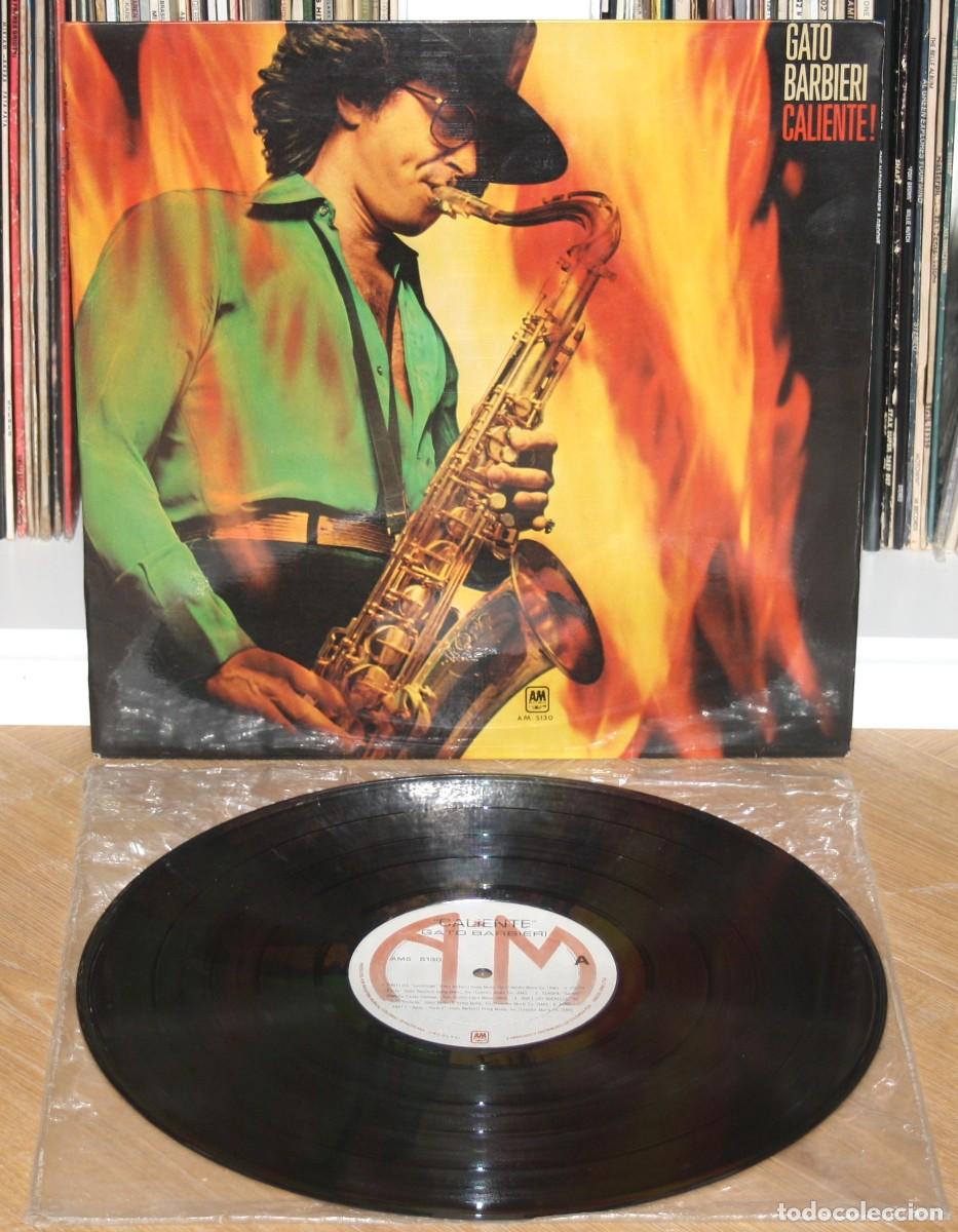 Discos de vinilo: GATO BARBIERI Caliente! 1976 Original Colombia LP vinilo Latin Jazz Sax vinyl