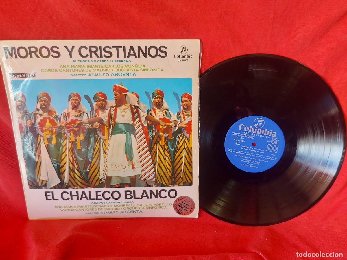 Discos de vinilo: LP MOROS Y CRISTIANOS EL CHALECO BLANCO 1969 ( PEDIDOS M&Iacute;NIMOS 10 &euro; ) CAJA N.&ordm; 6 - LP