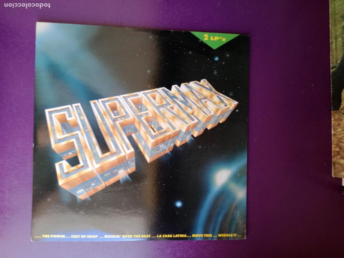 Discos de vinilo: Supermax - DOBLE LP MAX MUSIC 1990 - ELECTRONICA, HOUSE, DISCO MIX - TECHNOTRONIC