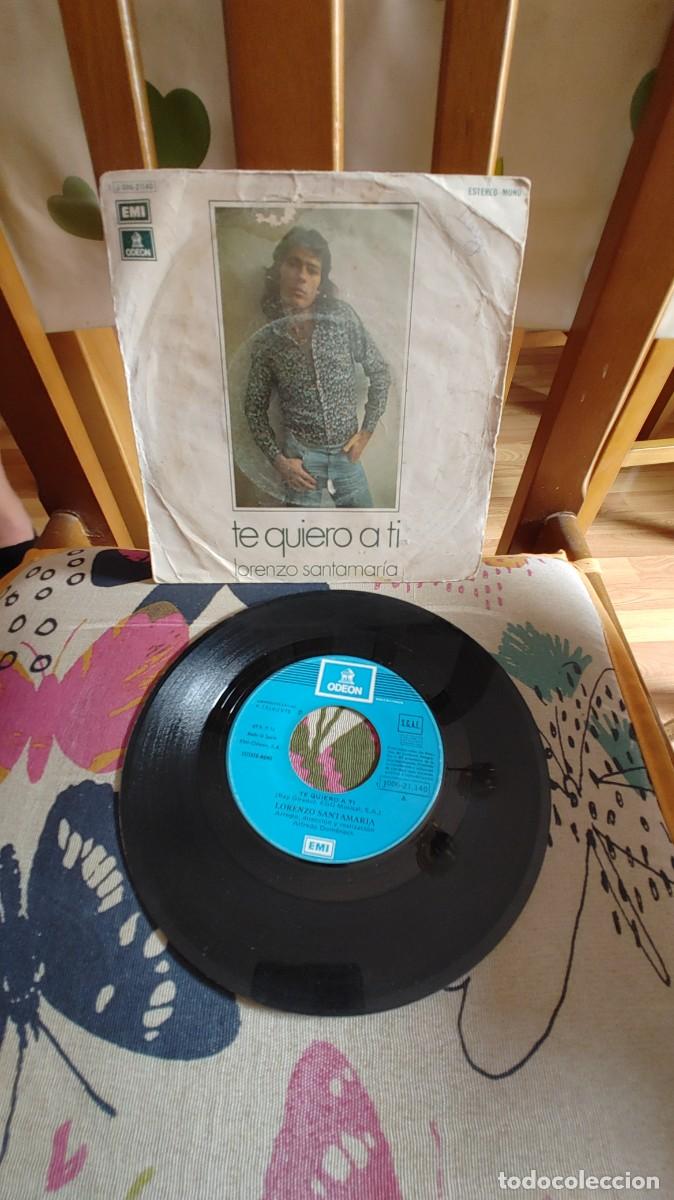 Discos de vinilo: LORENZO SANTAMARIA-SINGLE TE QUIERO A TI