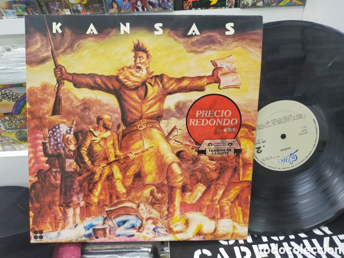 Discos de vinilo: Kansas lp 1978 reedici&oacute;n Espa&ntilde;a 1985