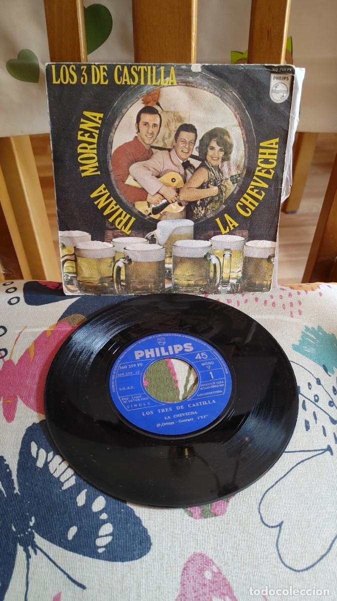 Discos de vinilo: LOS 3 DE CASTILLA-SINGLE TRIANA MORENA