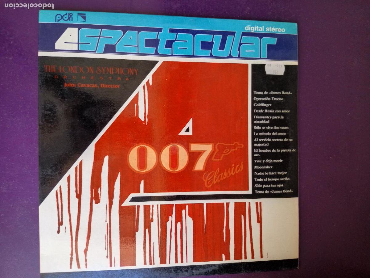 Discos de vinilo: The London Symphony Orchestra &ndash; 007 Classics BSO JAMES BOND - LP PDI 1989 - SINFONICA LONDRES