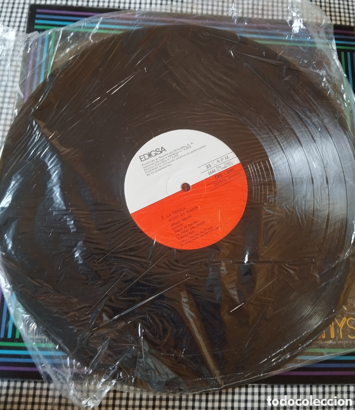Discos de vinilo: La Trinca - Mort de gana - LP - Foto 5
