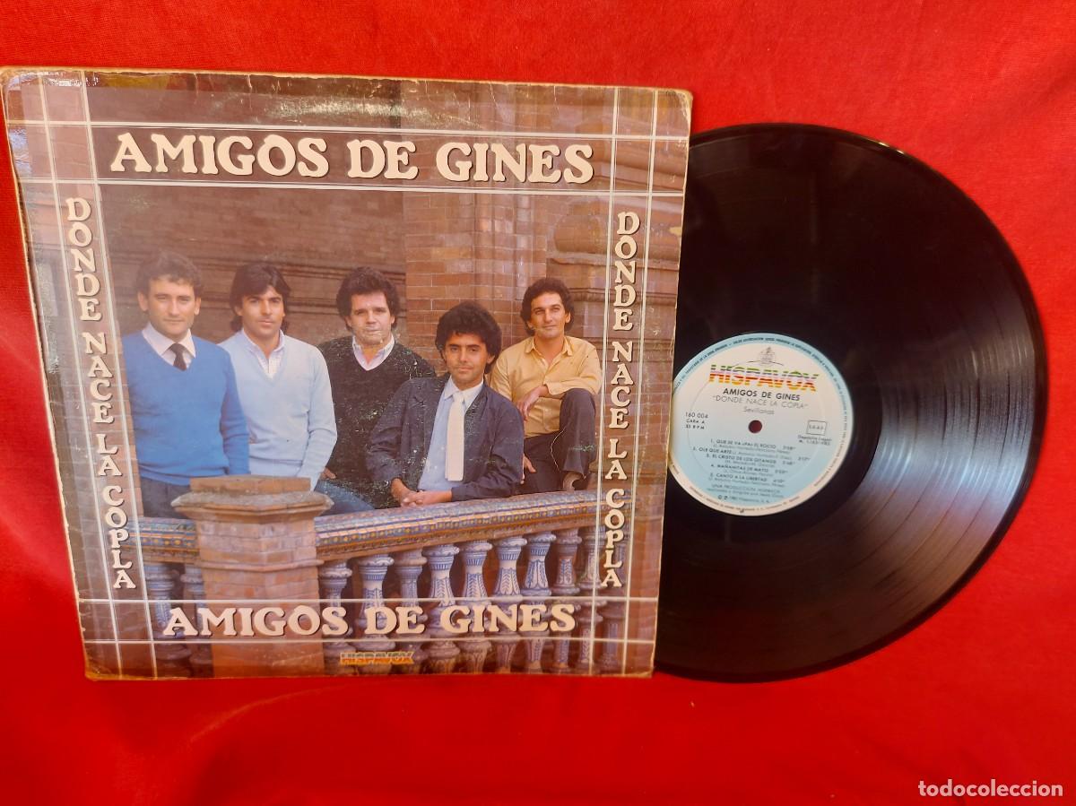 Discos de vinilo: LP AMIGOS DE GINES DONDE NACE LA COPLA 1983( PEDIDOS M&Iacute;NIMOS 10 &euro; ) CAJA N.&ordm; 6 - LP