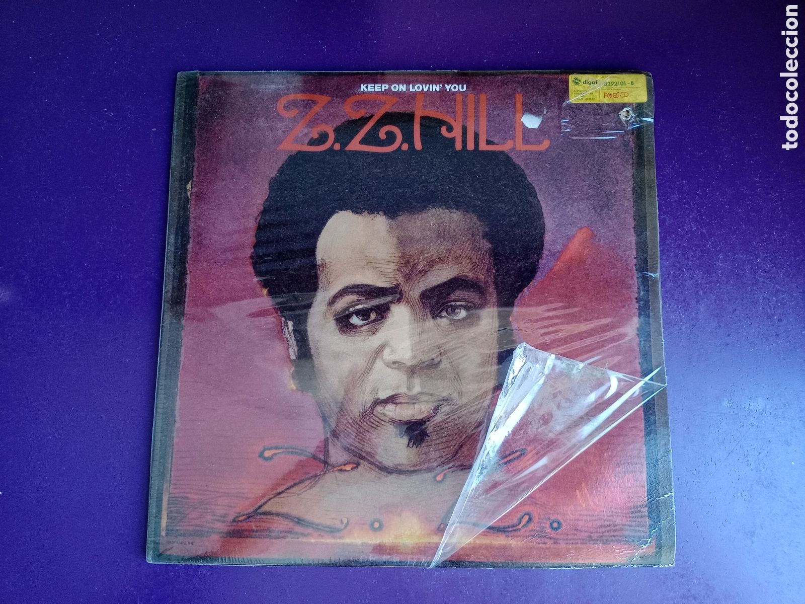 Dischi in vinile: Z. Z. Hill &ndash; Keep On Lovin' You - LP UA 1975 EDICION USA PRECINTADO - FUNK SOUL