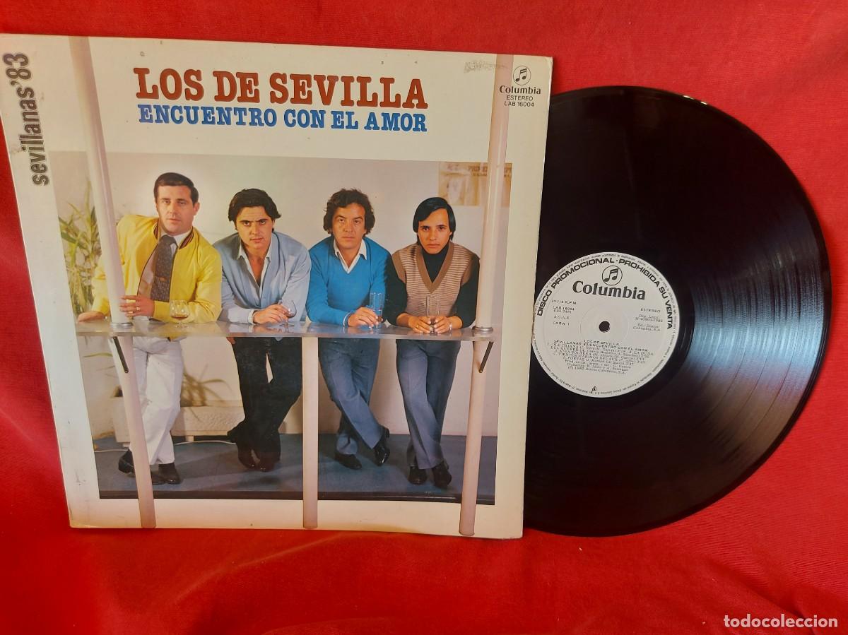 Discos de vinilo: LP LOS DE SEVILLA ENCUENTRO CON EL AMOR 1982 ( PEDIDOS M&Iacute;NIMOS 10 &euro; ) CAJA N.&ordm; 6 - LP