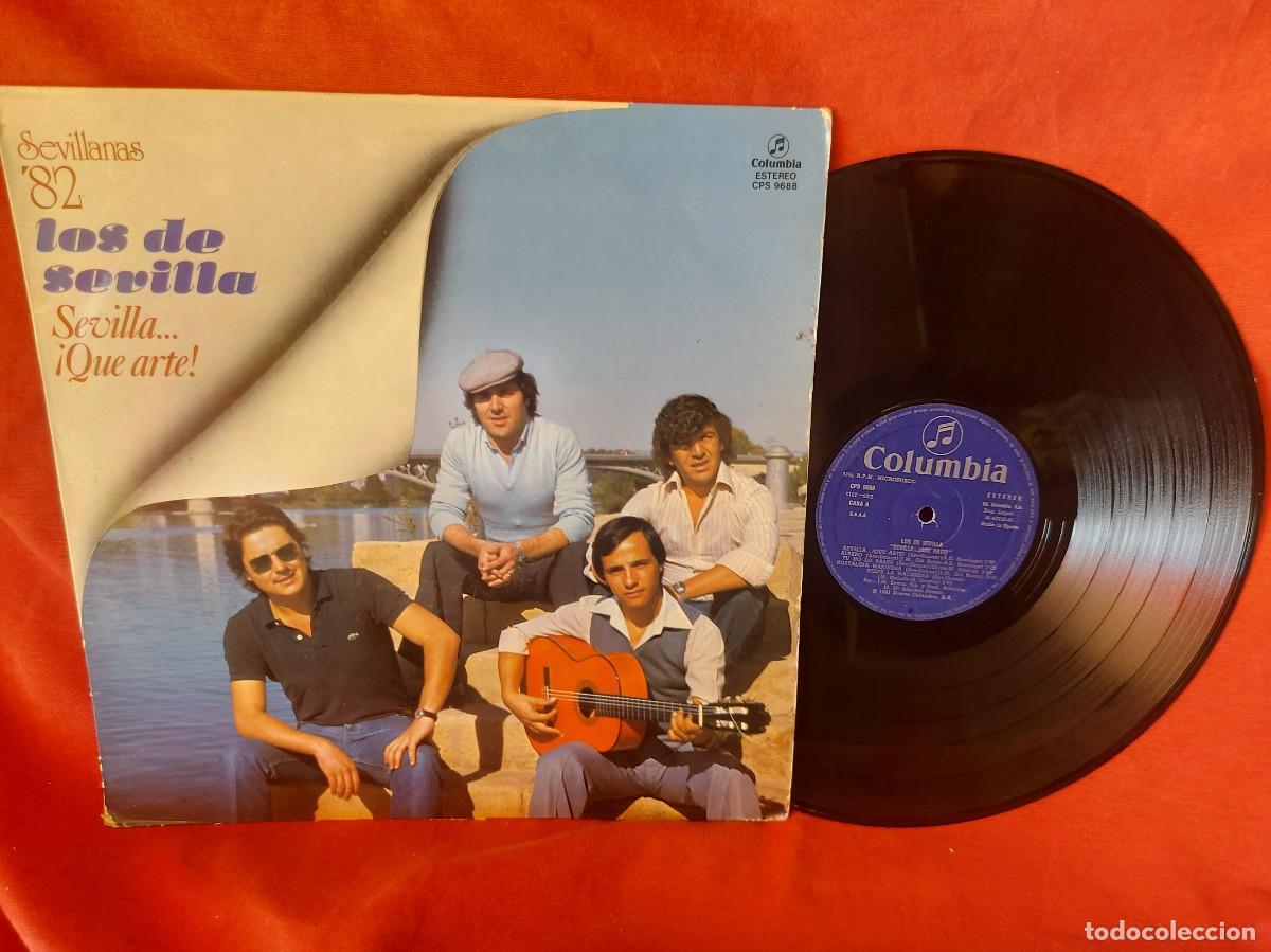Discos de vinilo: LP LOS DE SEVILLA , SEVILLANAS &acute;82 SEVILLA QU&Eacute; ARTE 1981 ( PEDIDOS M&Iacute;NIMOS 10 &euro; ) CAJA N.&ordm; 6 - LP