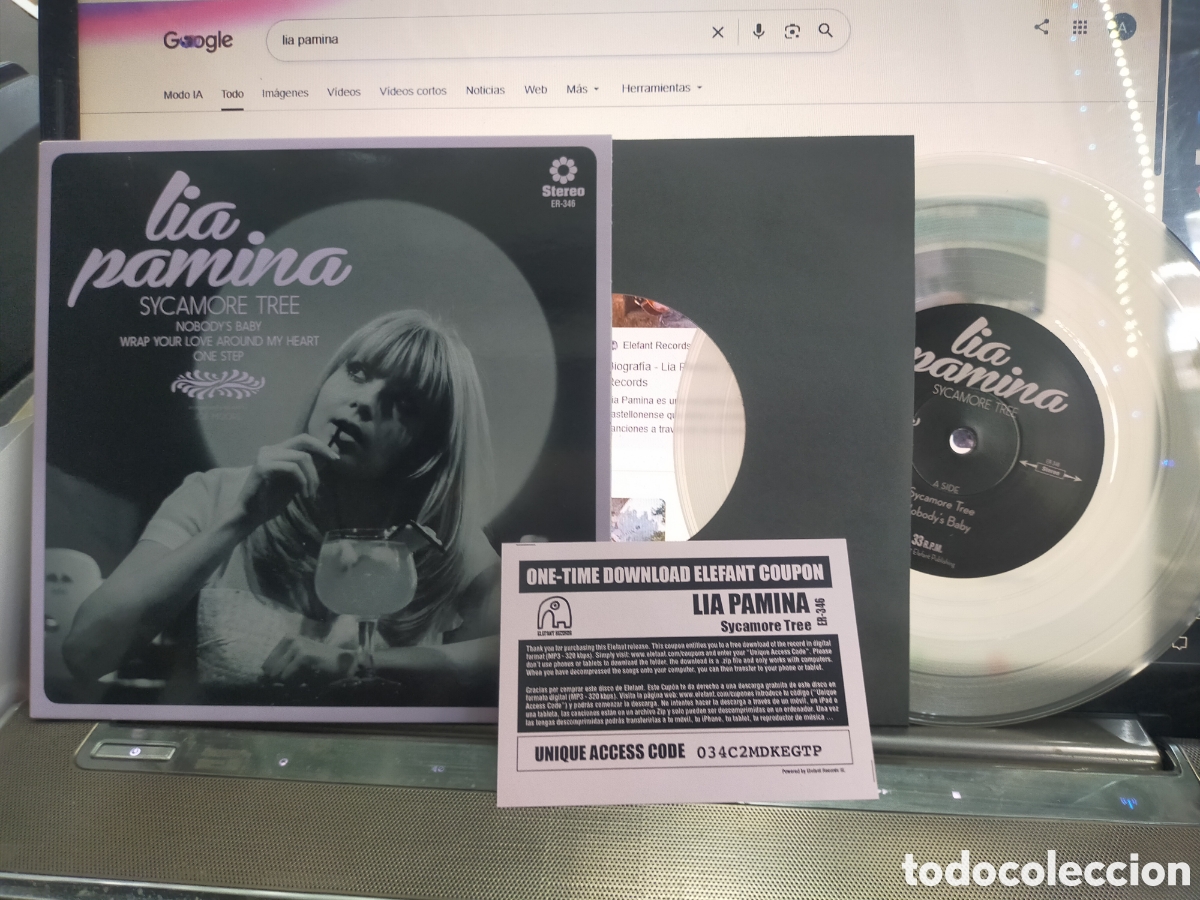 Discos de vinilo: Lia pamina ep sycamore tree elefant records 2017