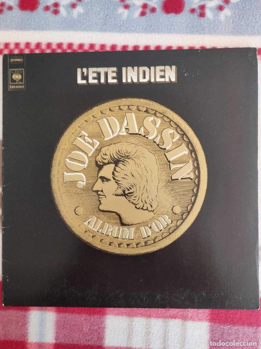 Discos de vinilo: Vinilo Pop - Joe Dassin - L'Ete Indien (Album d'Or) - Ed. Francia 1975 - Gatefold