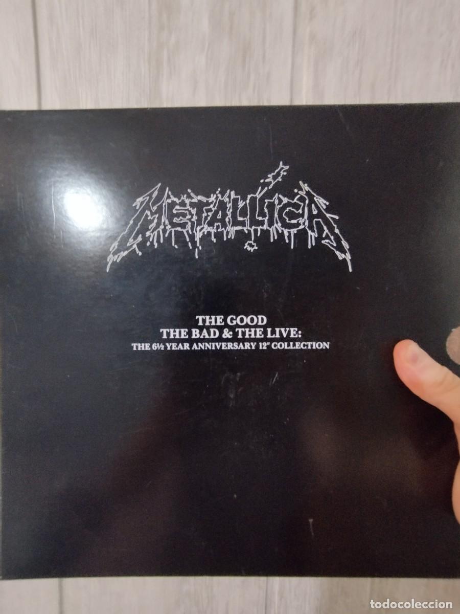 Discos de vinilo: Vinilos. Metallica. T&iacute;tulo: The Good, The Bad &The Live. The 6 1/2 year anniversary 12&rdquo; Collection