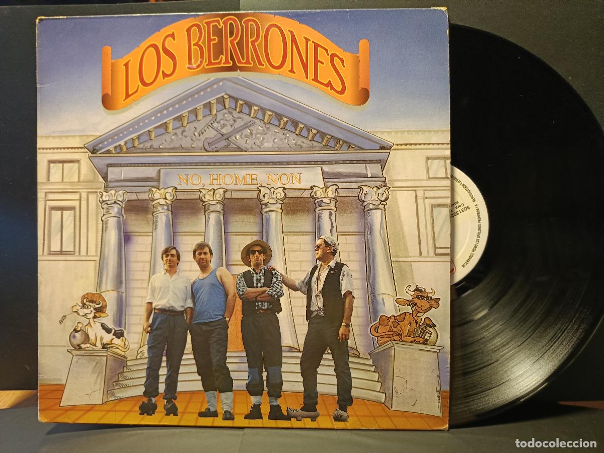 Discos de vinilo: Los Berrones - no home non - Lp 1993 zafiro ASTURIAS pepeto
