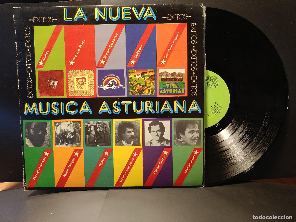 Discos de vinilo: LP LA NUEVA MUSICA ASTURIANA / ILEGALES CUELEBRE STUKAS Y OTROS ASTURIAS PEPETO