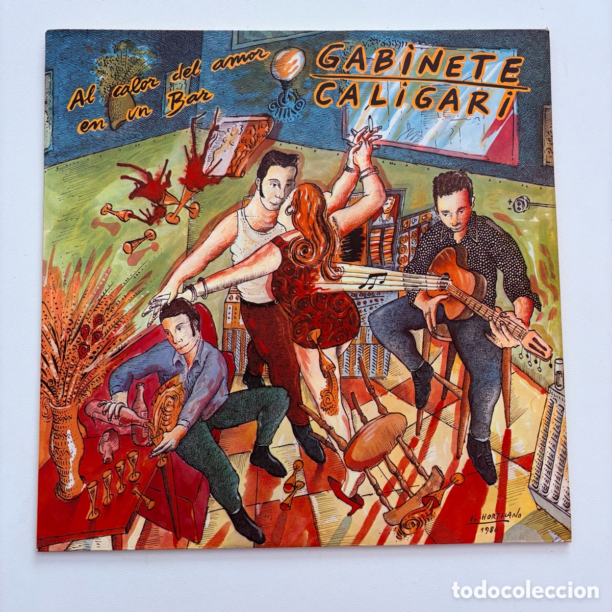 Discos de vinilo: lp Gabinete Caligari &ndash; Al Calor Del Amor En Un Bar edicion espa&ntilde;ola de 1986