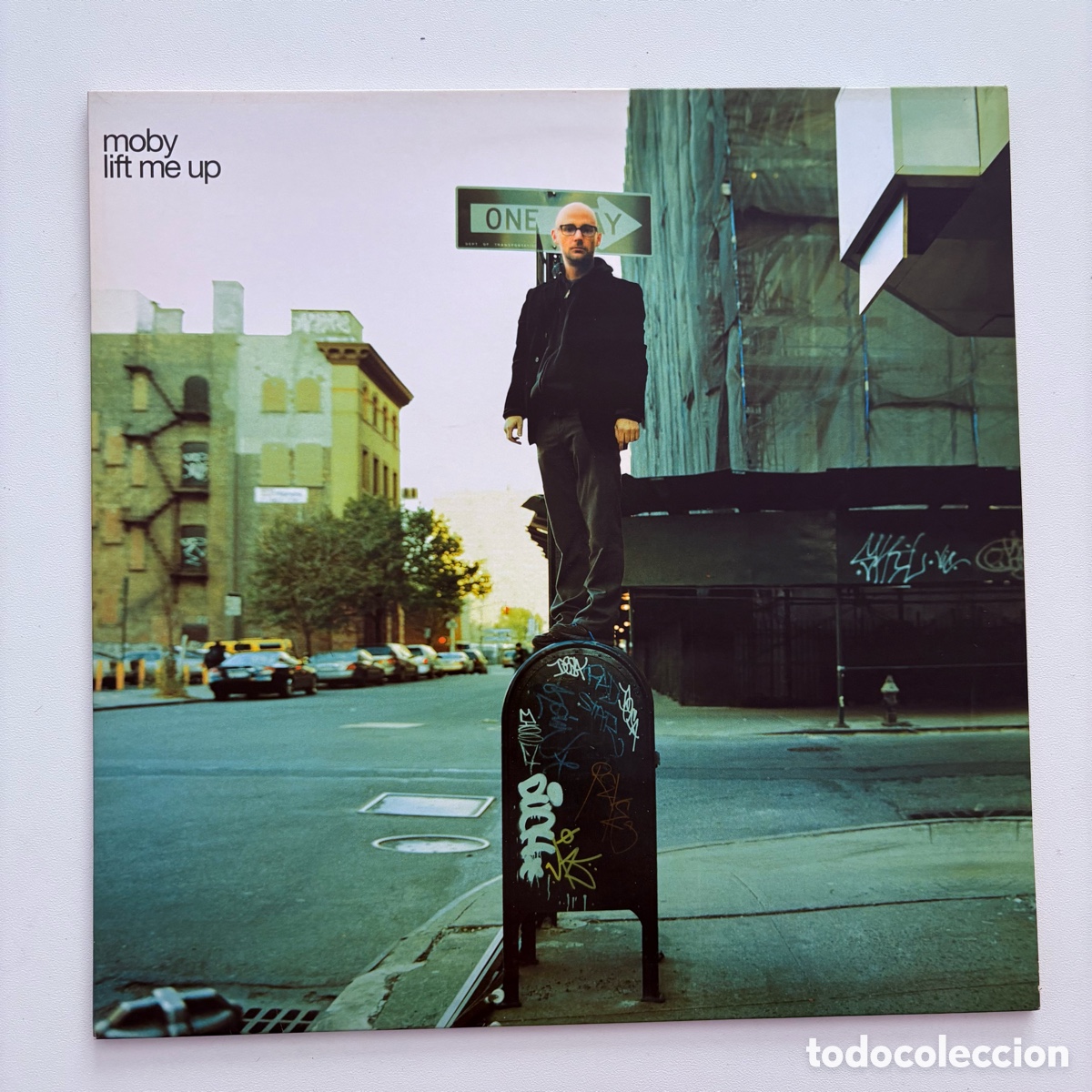 Discos de vinilo: maxi 12'' Moby &ndash; Lift Me Up edicion UK de 2005
