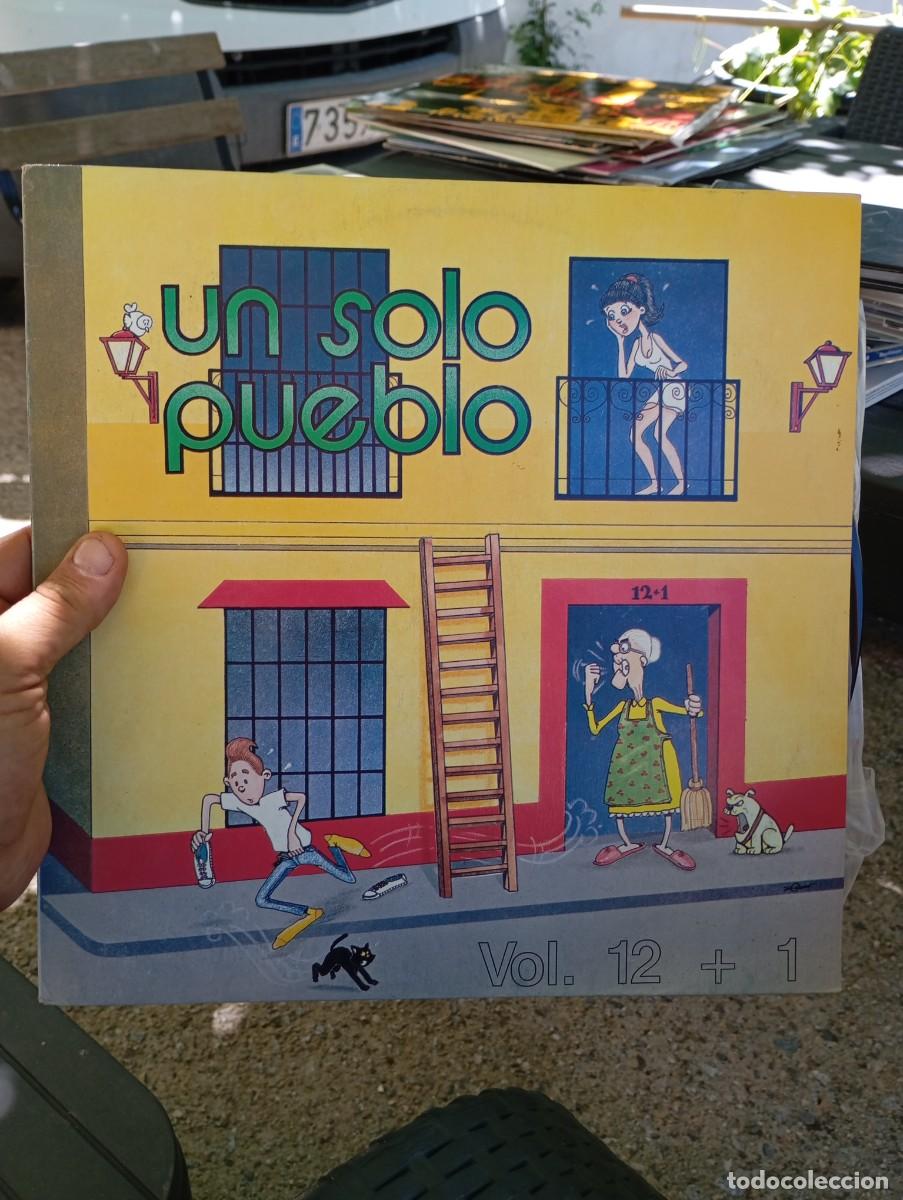 Discos de vinilo: lp UN SOLO PUEBLO VOL. 12 + 1 SALSA VG++