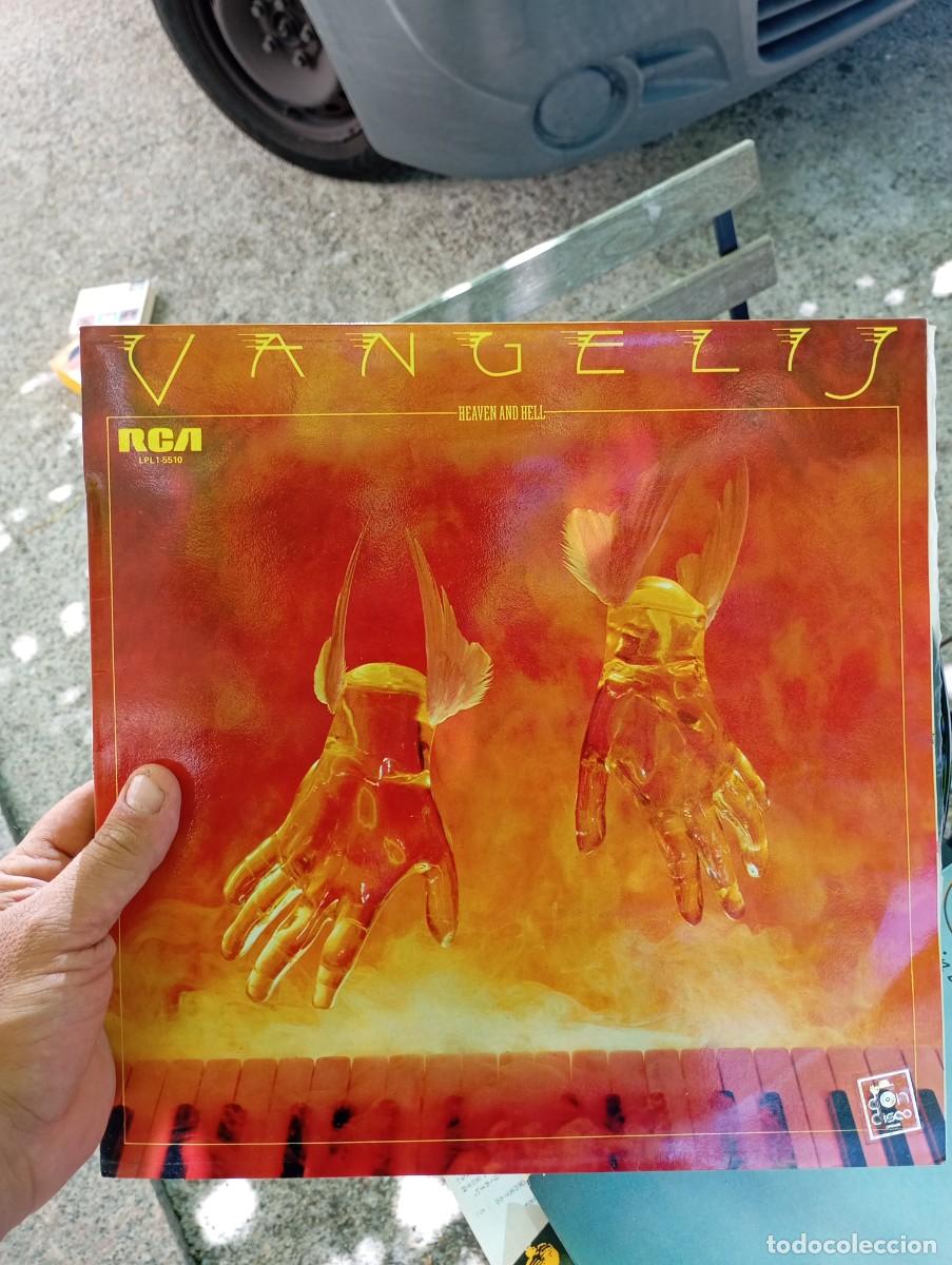 Discos de vinilo: lp Vangelis heaven and hell VG++