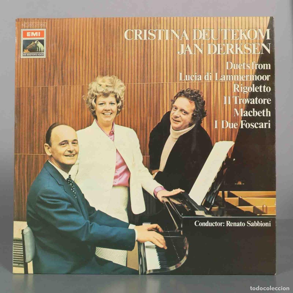 Discos de vinilo: LP. Duets from Lucia di Lammermoor, Rigoletto, Il Trovatore, Macbeth, I Due Foscari - Cristina Deut