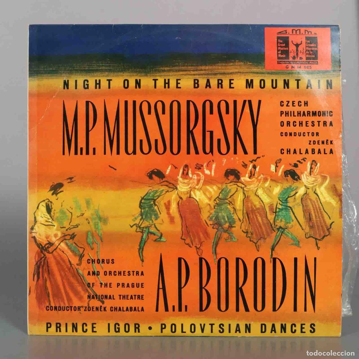 Discos de vinilo: LP. Night on the Bare Mountain / Prince Igor - Polovtsian Dances - Mussorgsky, Borodin - Czech Phil