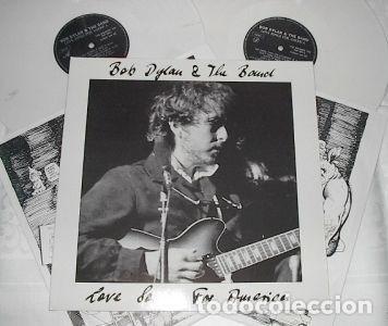 Discos de vinilo: Bob Dylan &rdquo;Love Songs for America&rdquo; 2lp live in 74, european pressing white vinyl very hard to find!!