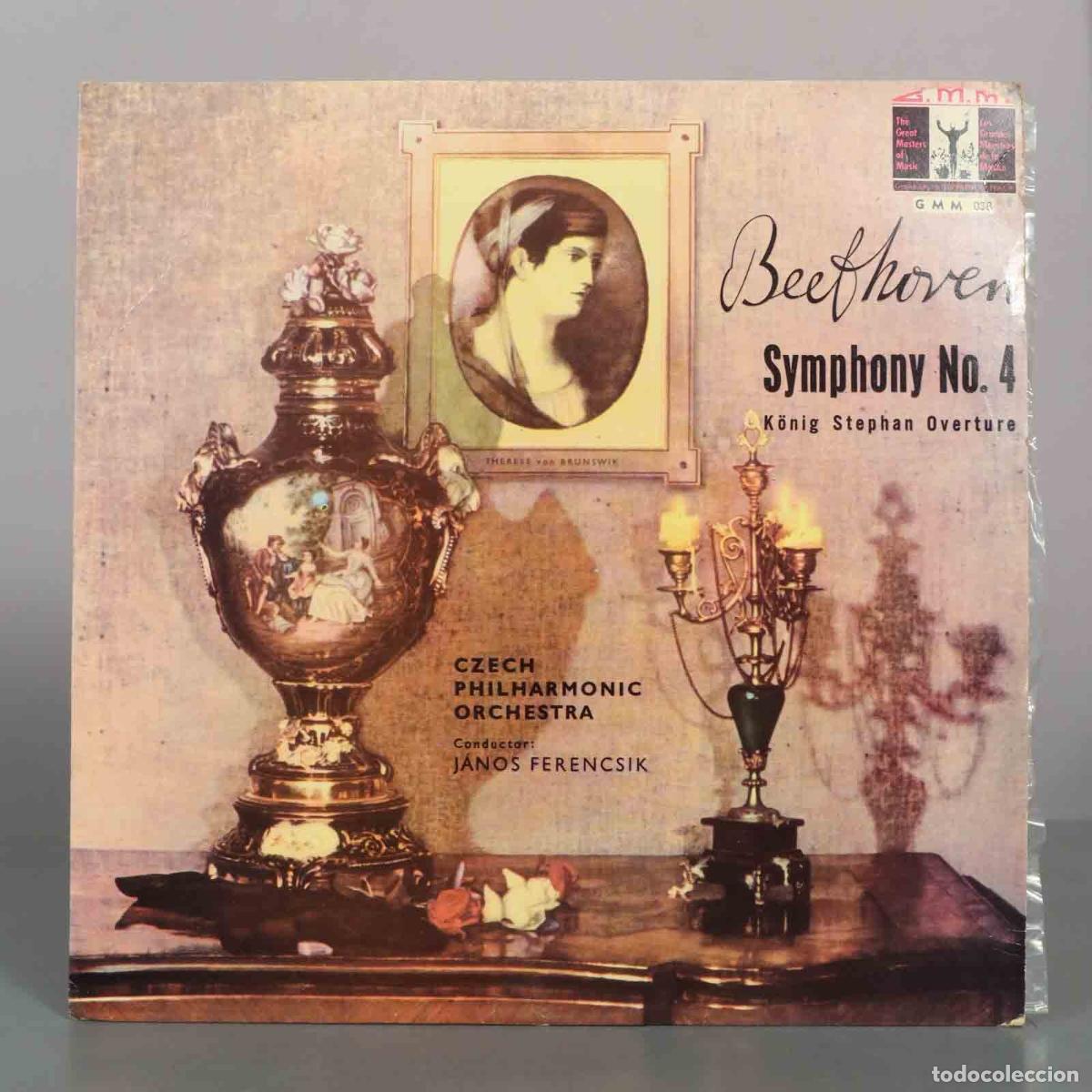 Discos de vinilo: LP. Beethoven Symphony No. 4, K&ouml;nig Stephan Overture - Czech Philharmonic Orchestra, J&aacute;nos Ferencsi