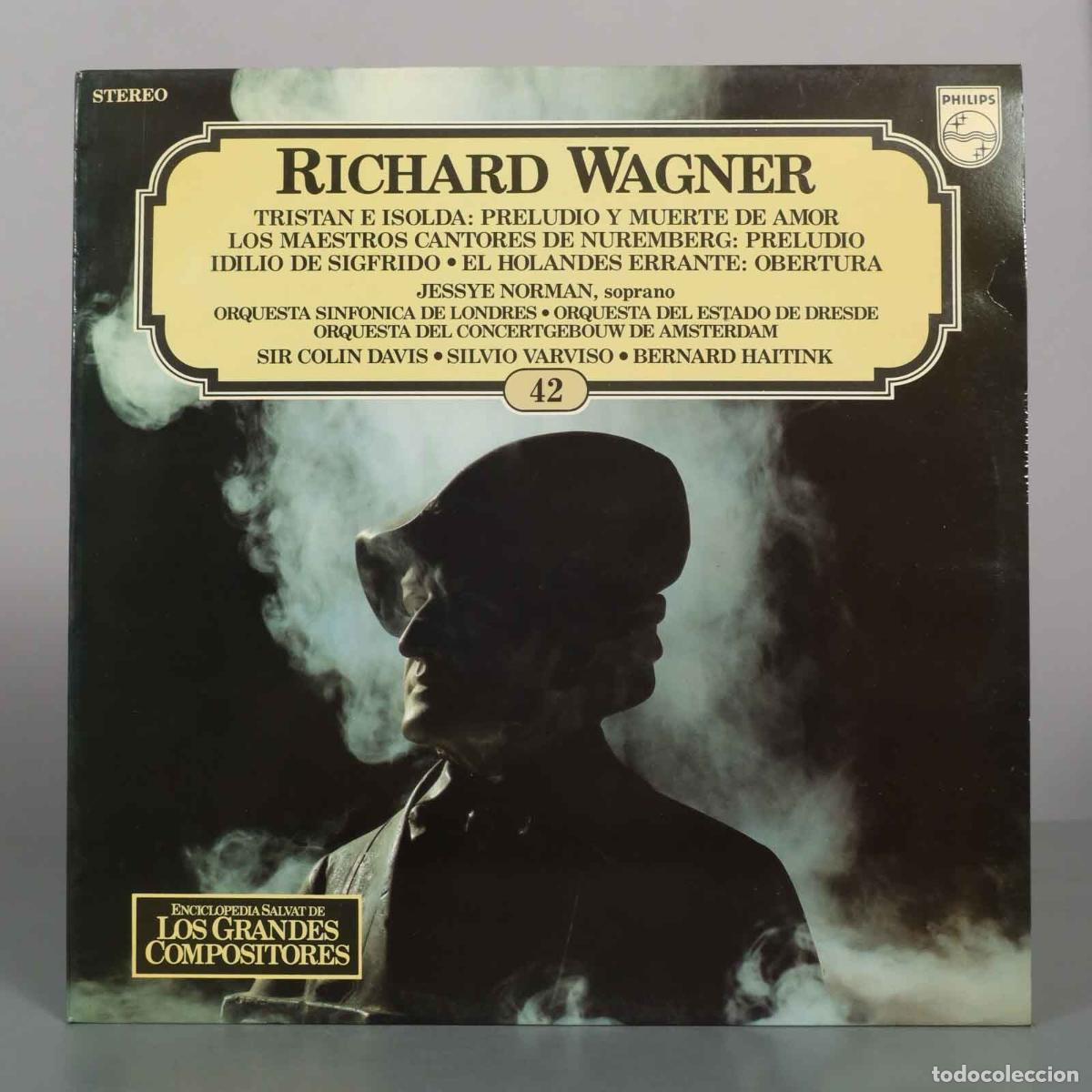 Discos de vinilo: LP. Richard Wagner - Tristan E Isolda - Los Grandes Compositores - Salvat