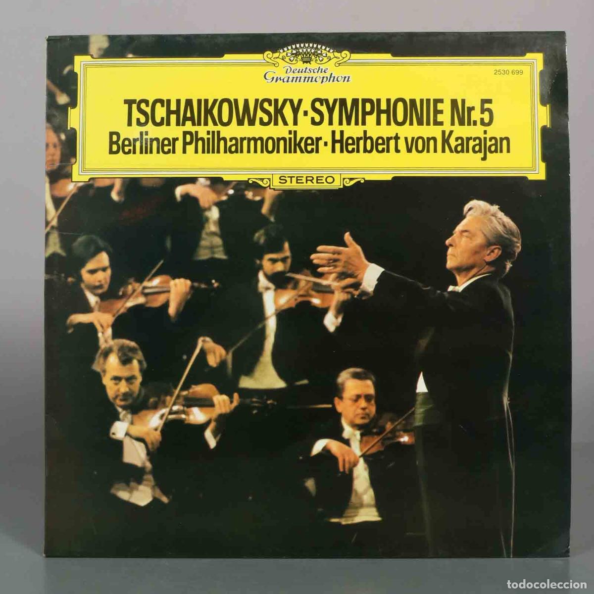Discos de vinilo: LP. Tschaikowsky: Symphonie No. 5 - Berliner Philharmoniker, Herbert von Karajan