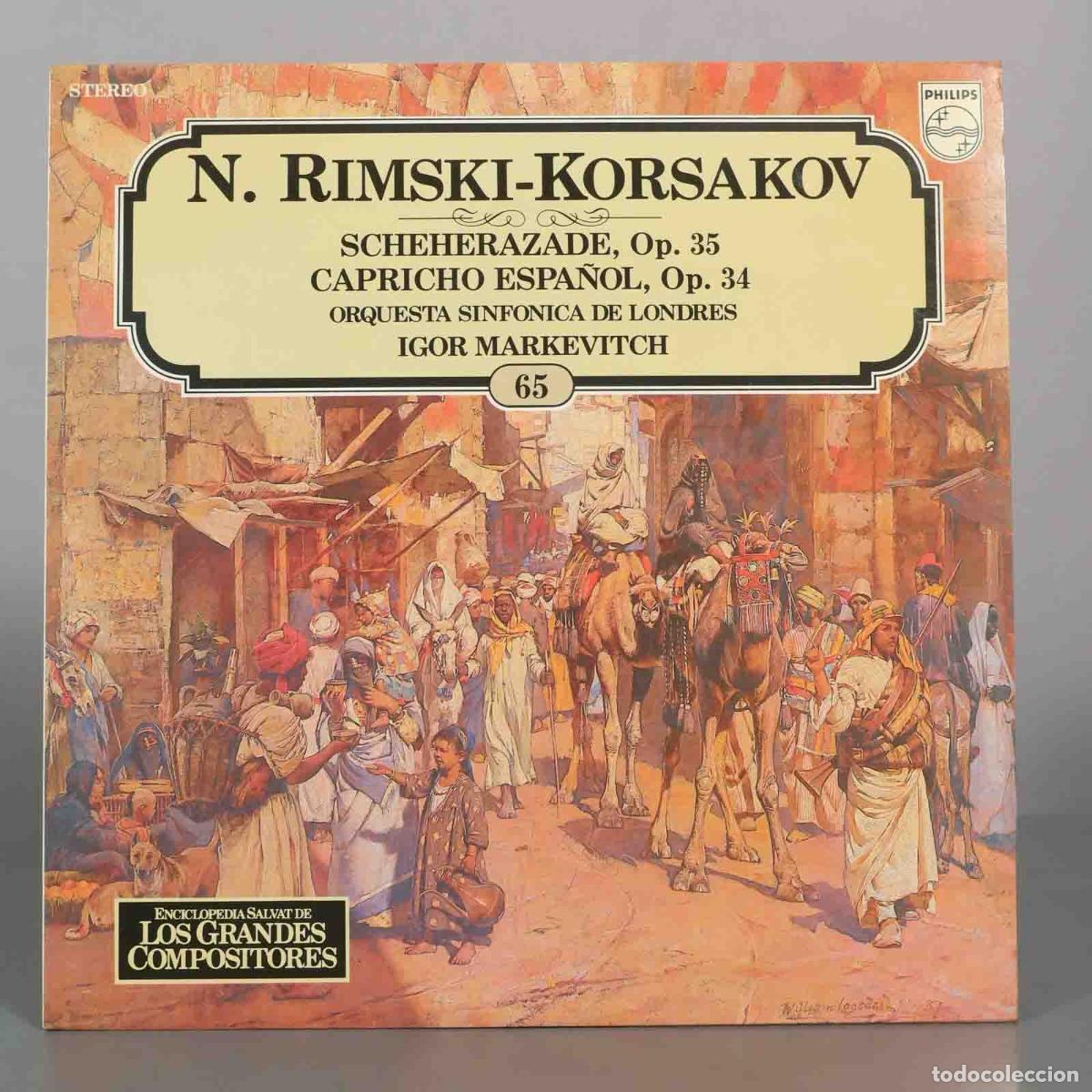 Discos de vinilo: LP. Enciclopedia Salvat Los Grandes Compositores 65 - N. Rimsky-Korsakov, Orquesta Sinf&oacute;nica De Lon