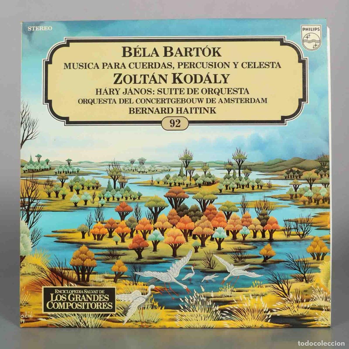 Discos de vinilo: LP. Musica Para Cuerdas, Percusion Y Celesta / Hary Janos - B&eacute;la Bart&oacute;k, Zolt&aacute;n Kod&aacute;ly, Bernard Hai