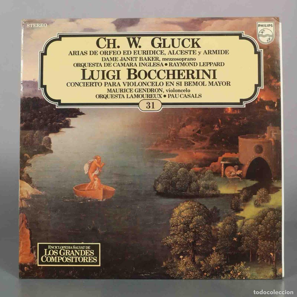Discos de vinilo: LP. Arias de Orfeo y Concierto para Violonchelo - Ch. W. Gluck, Luigi Boccherini - Maurice Gendron,