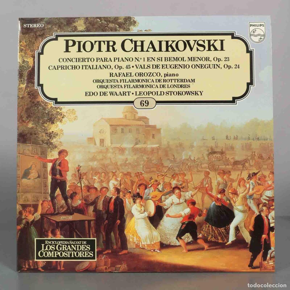 Discos de vinilo: LP. Piotr Chaikovski - Rafael Orozco, Orquesta Filarm&oacute;nica de Rotterdam, Orquesta Filarm&oacute;nica de Lo