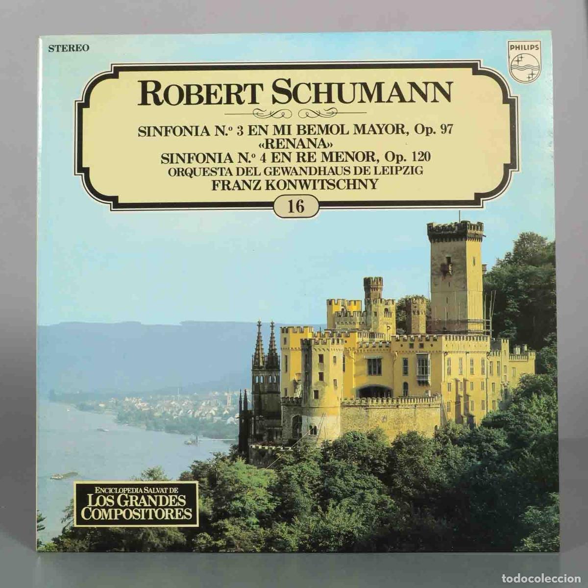 Discos de vinilo: LP. Enciclopedia Salvat Los Grandes Compositores Vol 16 - Robert Schumann, Orquesta Del Gewandhaus