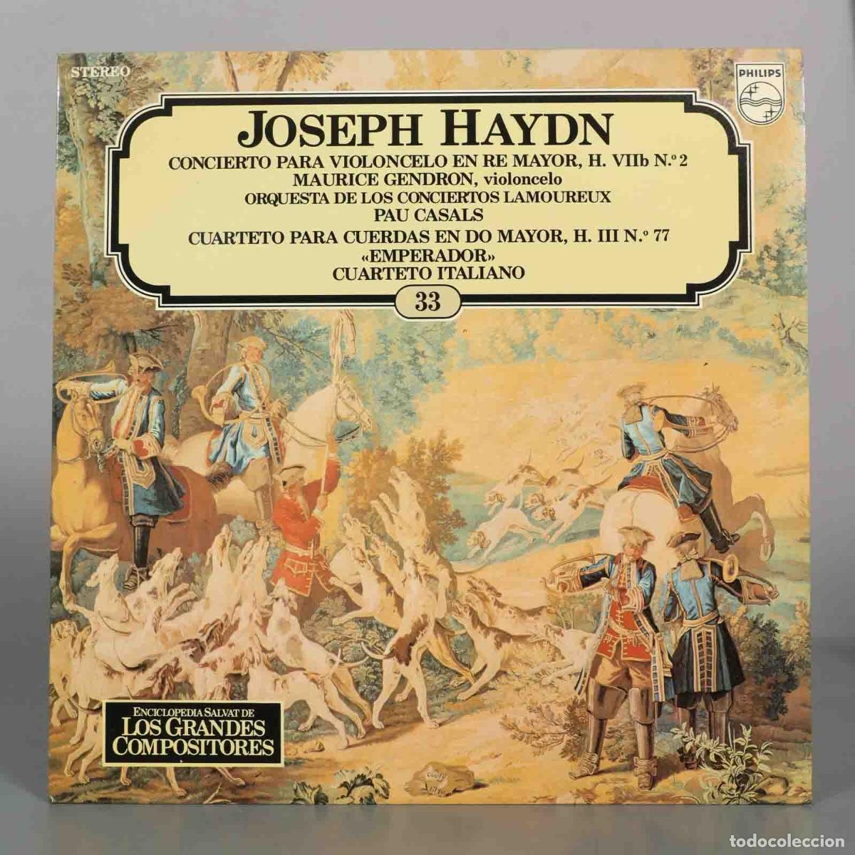 Discos de vinilo: LP. Concierto para Violoncelo en Re Mayor - Joseph Haydn - Maurice Gendron, Orquesta de los Concier