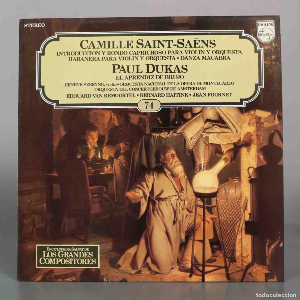 Discos de vinilo: LP. Camille Saint-Sa&euml;ns, Paul Dukas - Introduction Et Rondo Capriccioso Pour Violon Et Orchestre, H