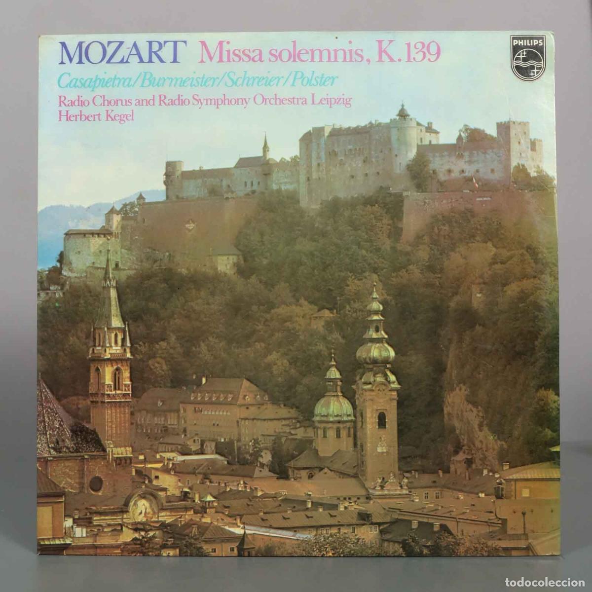 Discos de vinilo: LP. Missa Solemnis, K. 139 - Wolfgang Amadeus Mozart, Casapietra, Burmeister, Schreier, Polster, Ra