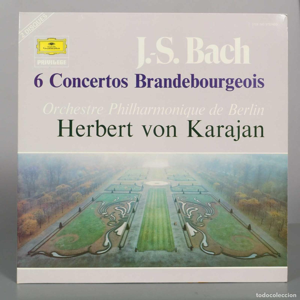 Discos de vinilo: LP. J.S. Bach - 6 Brandenburg Concertos - Berlin Philharmonic Orchestra, Herbert Von Karajan