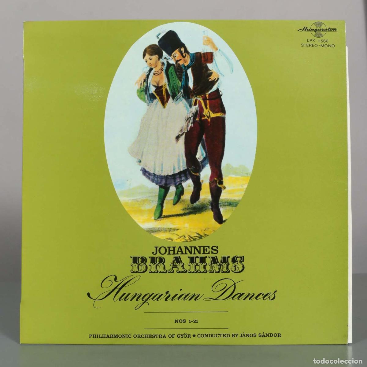 Discos de vinilo: LP. Hungarian Dances 1-21 - Johannes Brahms, Győri Filharmonikus Zenekar, J&aacute;nos S&aacute;ndor