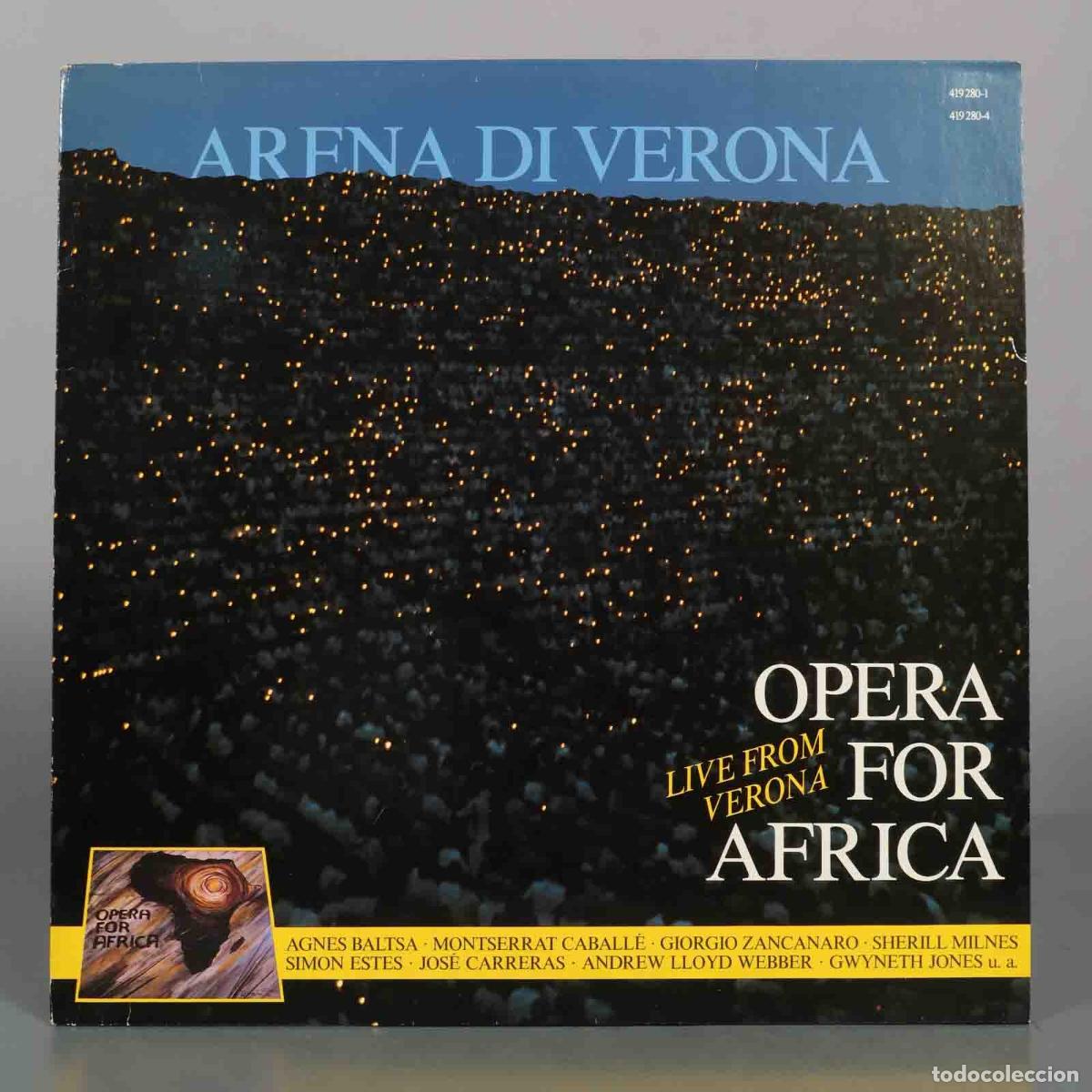 Discos de vinilo: LP. Arena di Verona: Opera for Africa - Live from Verona