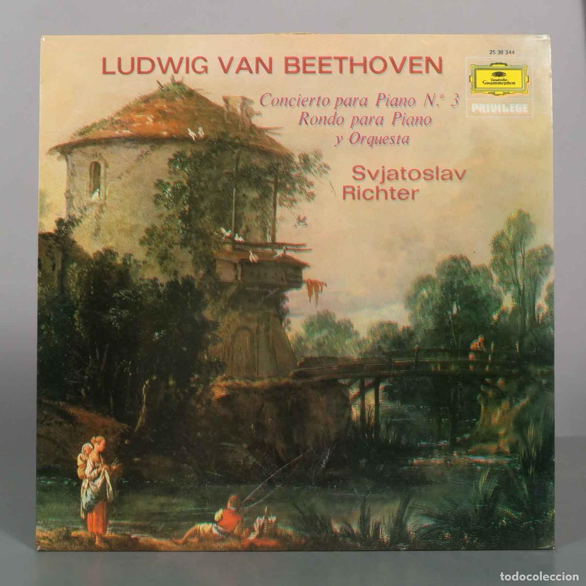 Discos de vinilo: LP. Piano Concerto No. 3, Rondo in B-Flat Major - Ludwig van Beethoven - Svjatoslav Richter, Kurt S