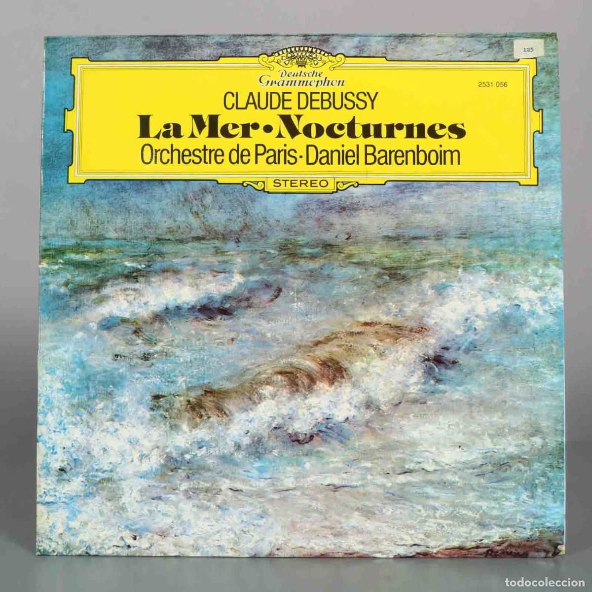 Vinyl records: LP. Claude Debussy: La Mer, Nocturnes - Orchestre de Paris, Daniel Barenboim