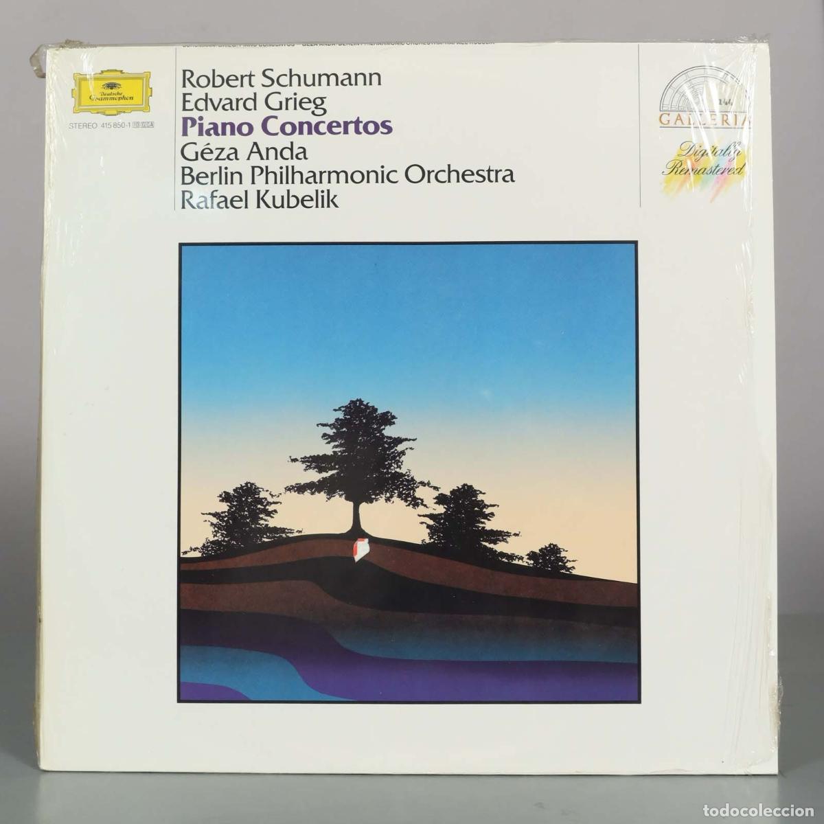 Vinyl records: LP. Robert Schumann, Edvard Grieg - Piano Concertos - G&eacute;za Anda, Berliner Philharmoniker, Rafael Ku