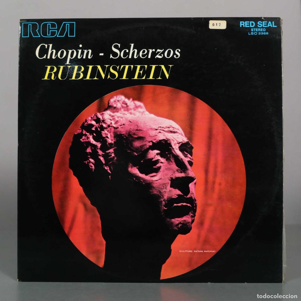 Discos de vinilo: LP. Chopin - Scherzos - Rubinstein
