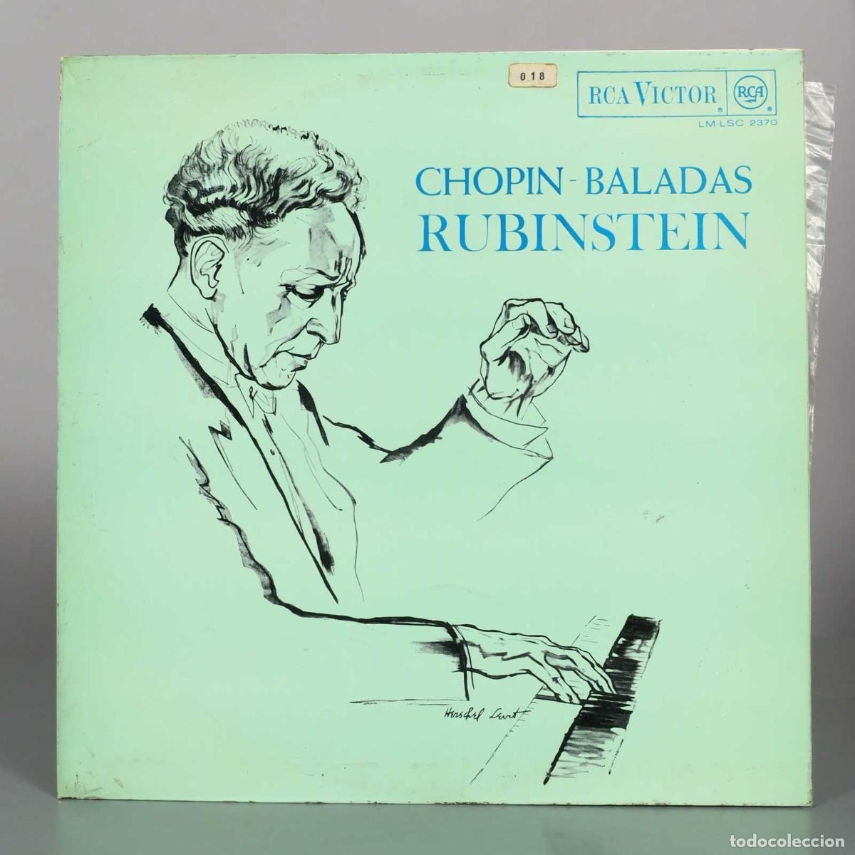 Discos de vinilo: LP. Chopin / Rubinstein &ndash; Baladas
