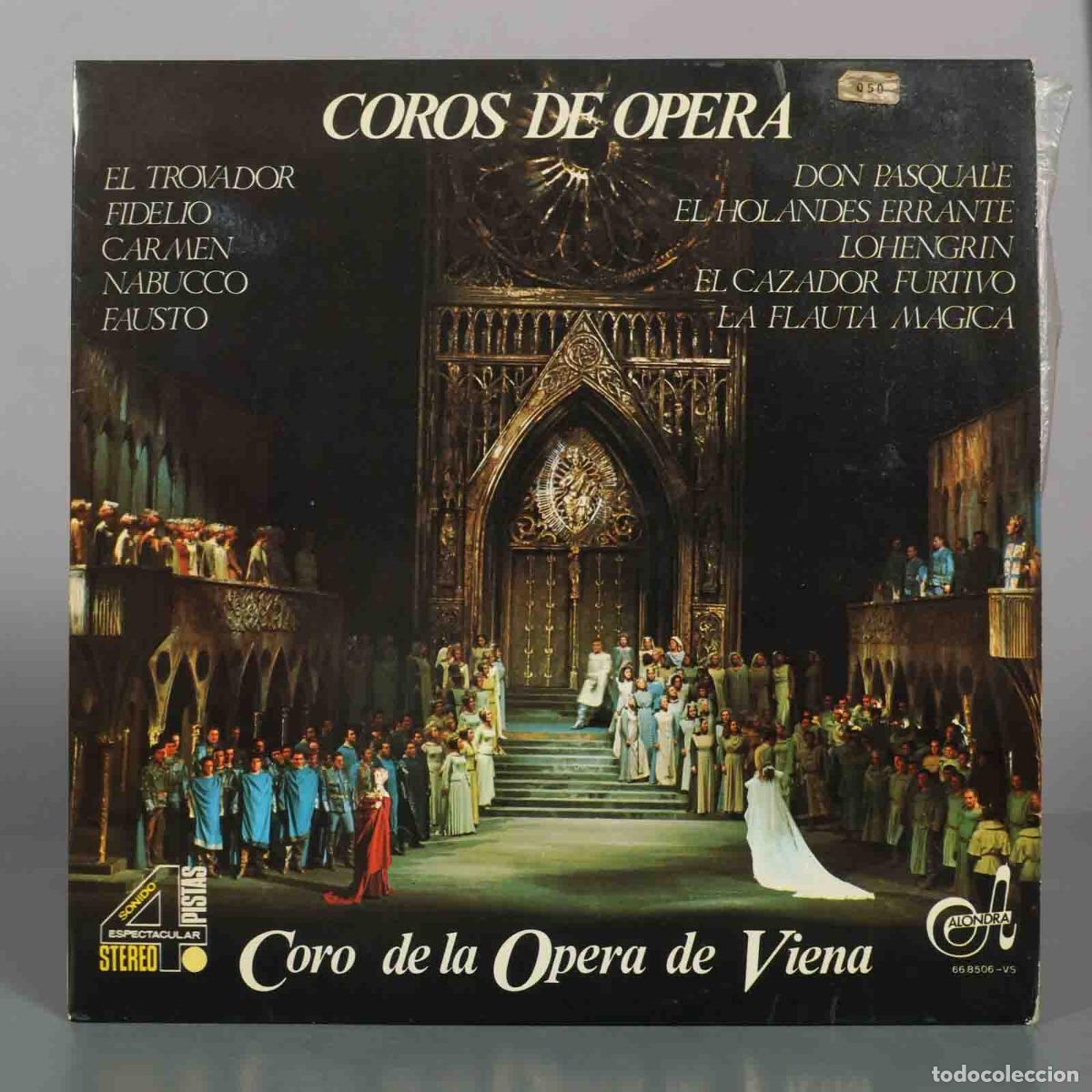 Discos de vinilo: LP. Grandes coros de opera - Coros de la Opera de Viena