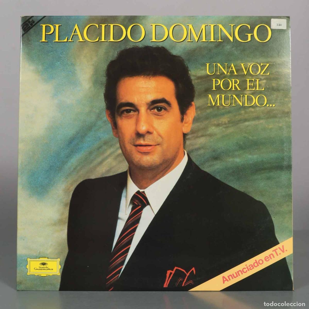 Discos de vinilo: LP. Una Voz Por El Mundo... Arias Y Canciones - Pl&aacute;cido Domingo