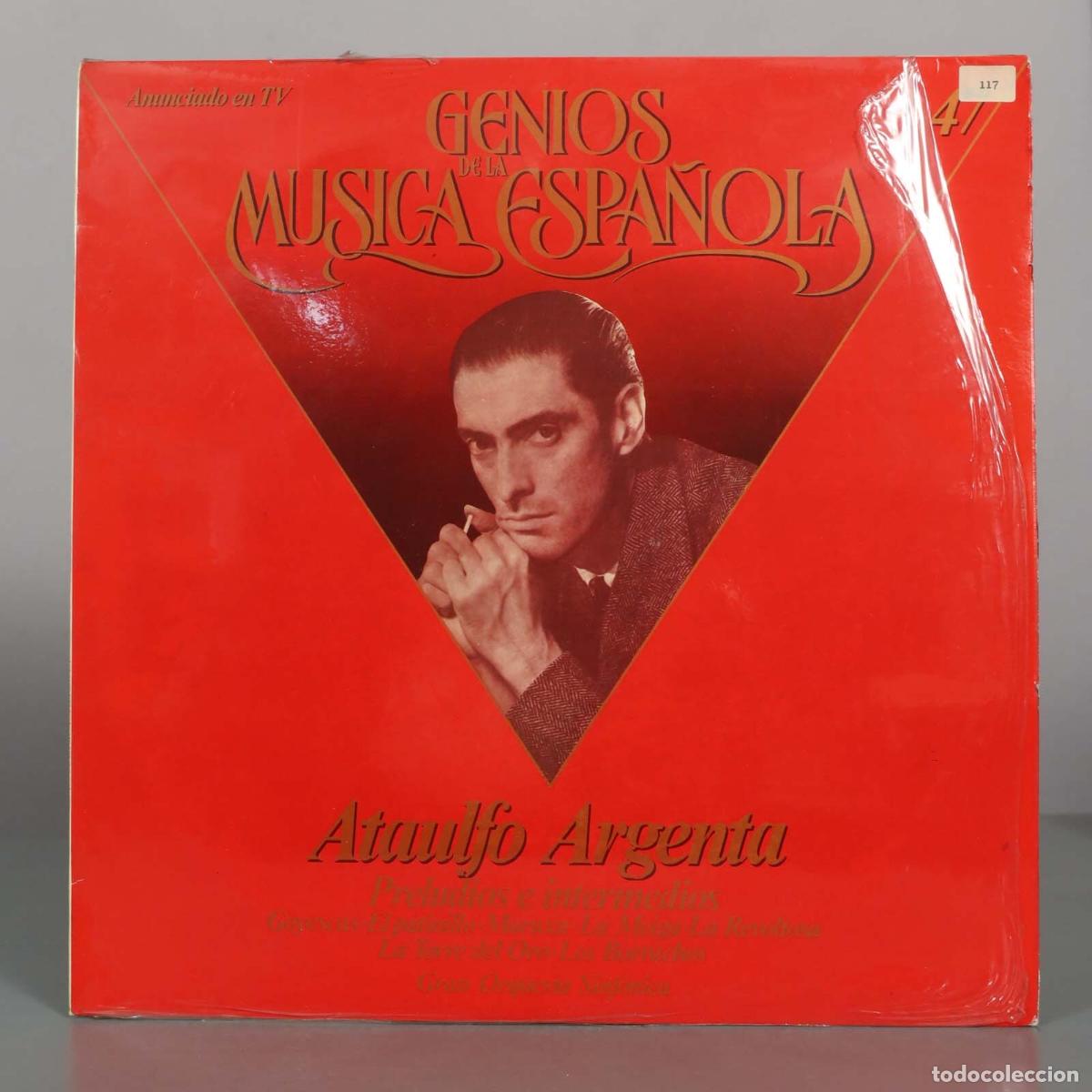 Discos de vinilo: LP. Genios de la M&uacute;sica Espa&ntilde;ola 23: Arriaga: Sinfon&iacute;a, Los Esclavos Felices - Rafael Fr&uuml;hbeck de B