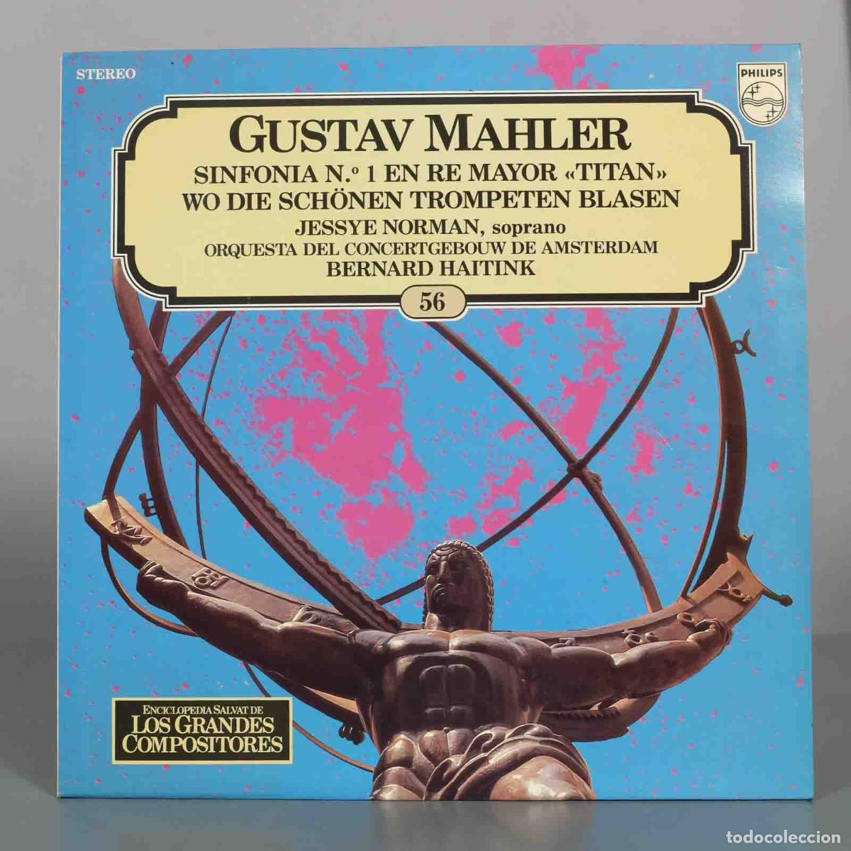 Vinyl-Schallplatten: LP. Gustav Mahler - Sinfon&iacute;a N.&ordm; 1 En Re Mayor &laquo;Titan&raquo;, Wo Die Sch&ouml;nen Trompeten Blasen - Jessye No