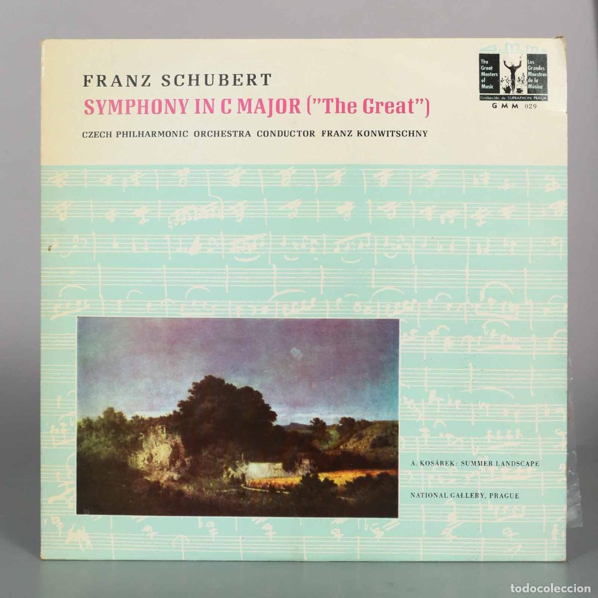 Vinyl-Schallplatten: LP. Franz Schubert - Symphony in C Major - Czech Philharmonic Orchestra, Franz Konwitschny