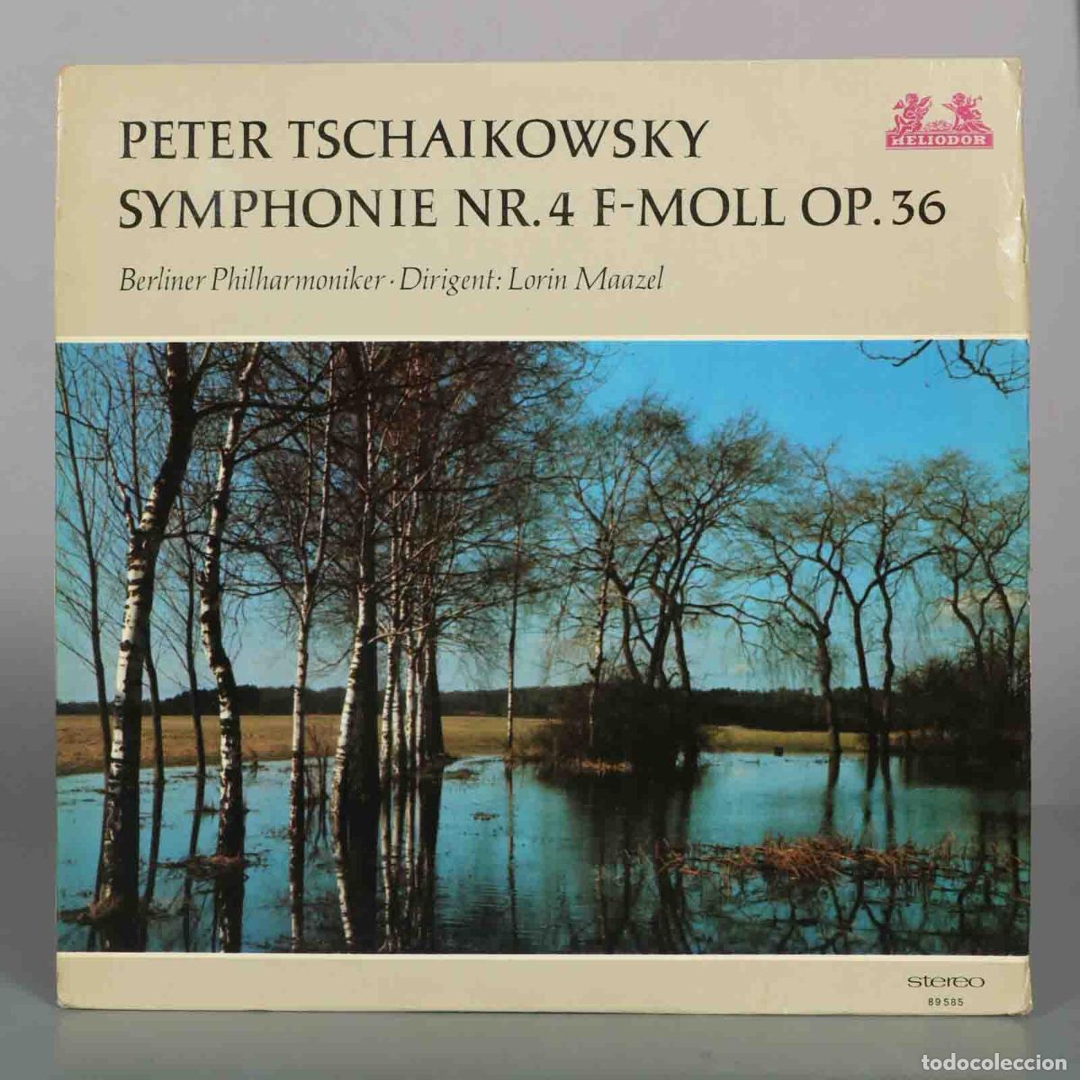Vinyl-Schallplatten: LP. Symphonie Nr. 4 F-moll Op. 36 - Peter Tschaikowsky, Lorin Maazel, Berliner Philharmoniker