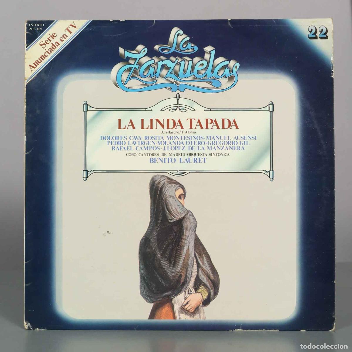 Vinyl-Schallplatten: LP. La Linda Tapada - Dolores Cava, Rosita Montesinos, Manuel Ausensi, Pedro Lavirgen, Benito Laure
